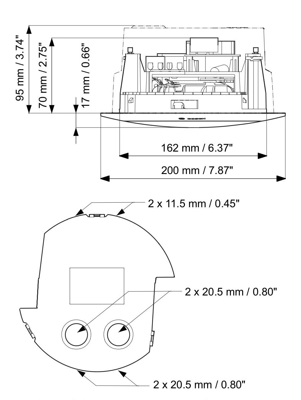 Loa âm trần Bosch LC4-UC12E