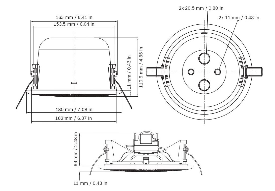 Loa âm trần Bosch LC3-UC06E