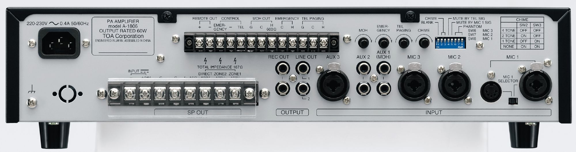 Amply TOA A-1812
