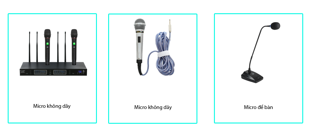 Một số mẫu micro thường dùng cho phòng gym,yoga