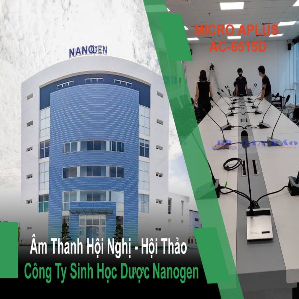 Lắp Đặt Âm Thanh Phòng Hop Công Ty Sinh Học Dược Nanogen