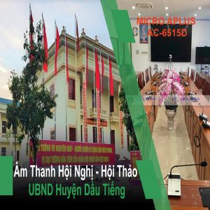 Lắp Đặt Âm Thanh Phòng Họp UBND Huyện Dầu Tiếng, Tỉnh Bình Dương