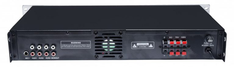 Mặt sau amply phân tần Bosa USB-120U