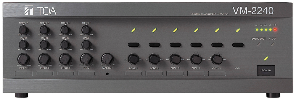 Amply 5 Vùng Chọn TOA VM-2240