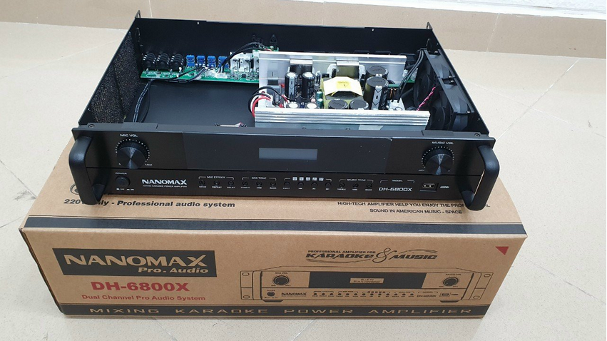 Các mạch bên trong của Amply liền vang Nanomax DH-6800X