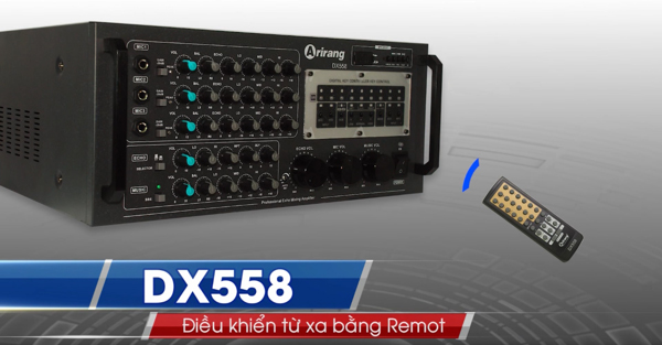 Amply Karaoke Airang DX-558 được điều khiển từ xa