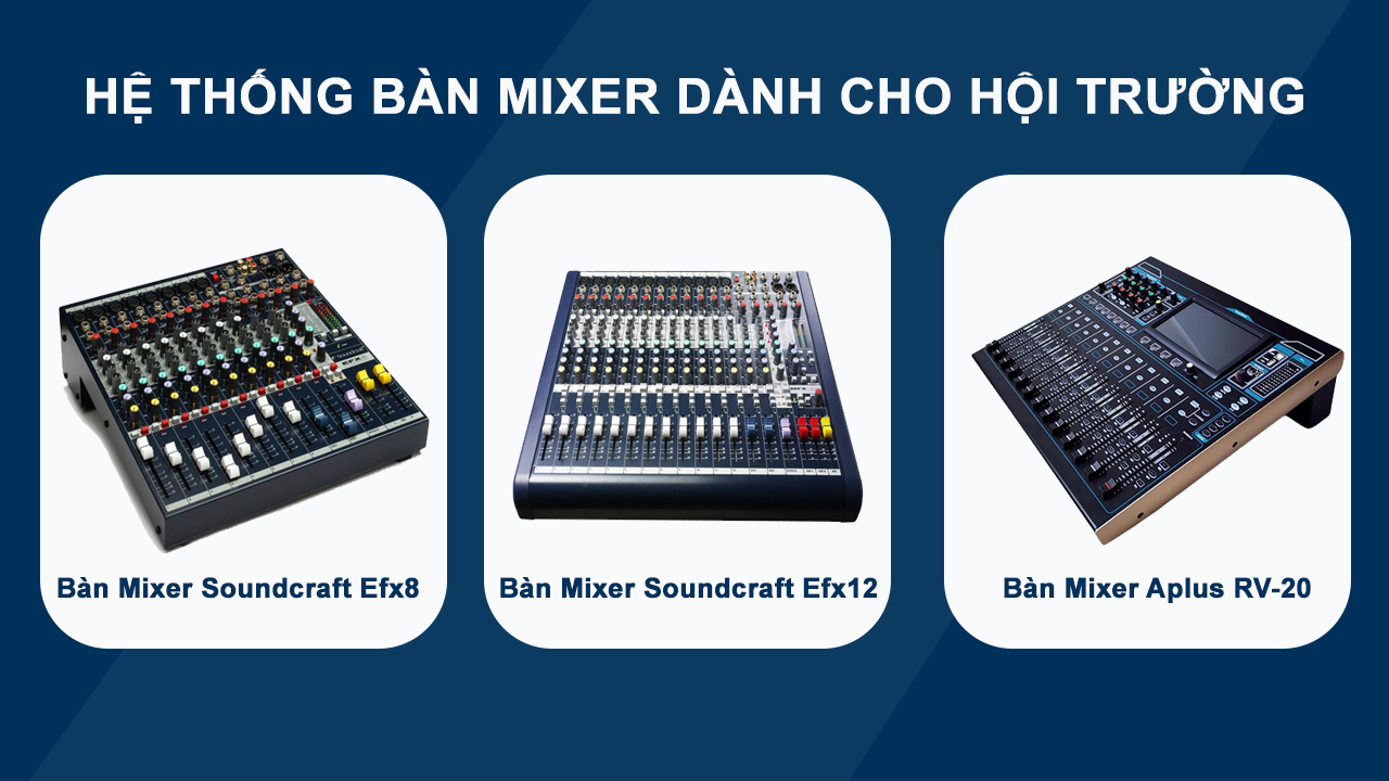 Bàn mixer cho hội trường