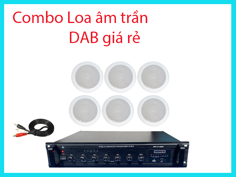 Combo loa âm trần DB TS603