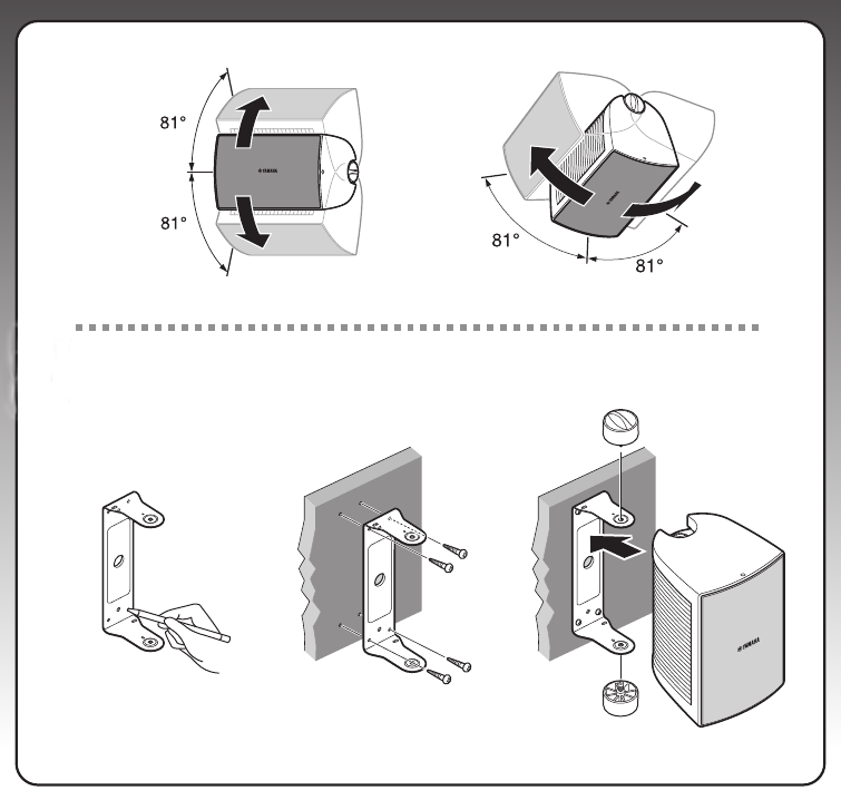 Cách lắp đặt Loa treo tường Yamaha VS4W