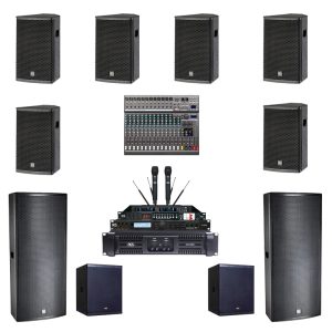 Cấu Hình Âm Thanh Hội Trường Diện Tích 300-350M2