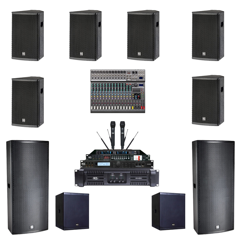 Cấu Hình Âm Thanh Hội Trường Diện Tích 300-350M2