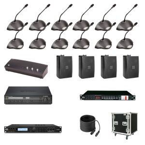 Cấu Hình Micro Bosch CCS900 Cho Phòng Họp Diện Tích 100M2