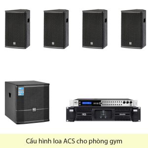 Cấu Hình Loa ACS Phòng Gym