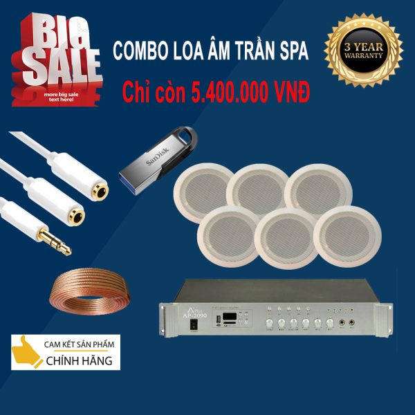 Âm Thanh Cho Spa| Combo Âm Thanh Cho Spa Chỉ 5,400,000 VND