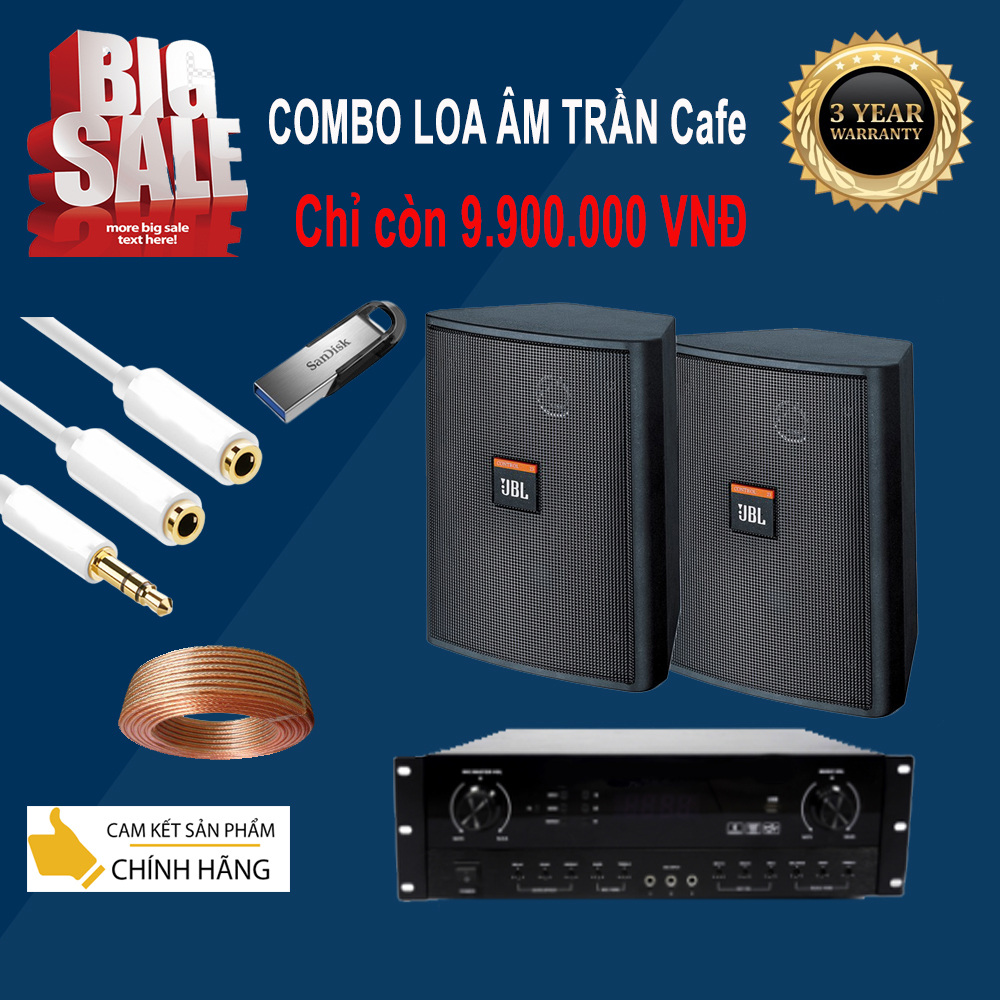 Combo Loa JBL Nghe Nhạc Cho Quán Cafe