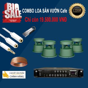 Hệ Thống Loa Sân Vườn Cao Cấp Cho Quán Cafe
