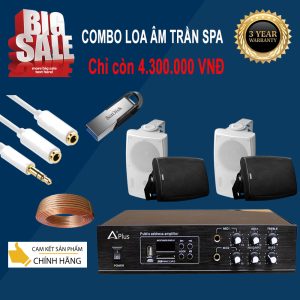 Lắp đặt âm thanh spa| Combo loa cho spa chỉ 4.300,000 VND