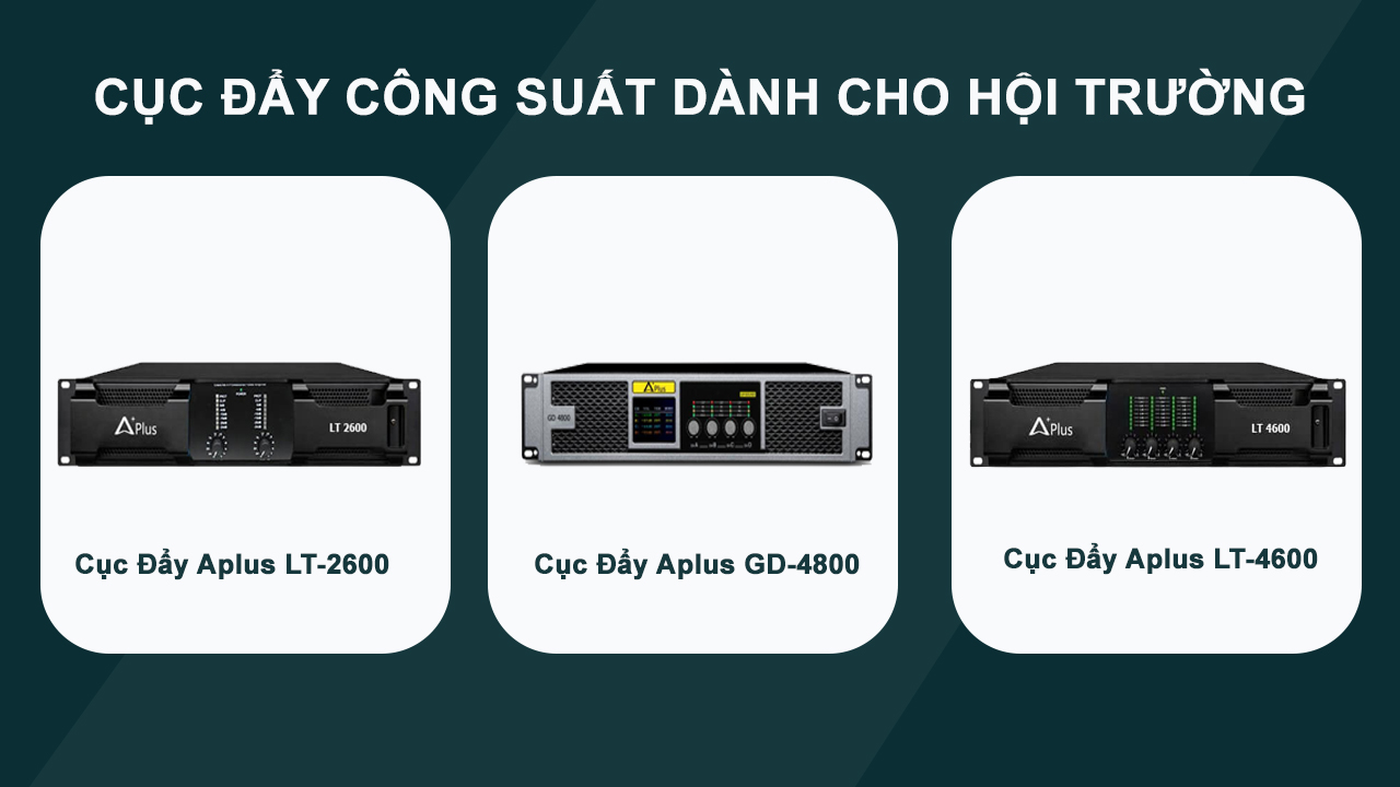 Cục đẩy công suất dành cho hội trường