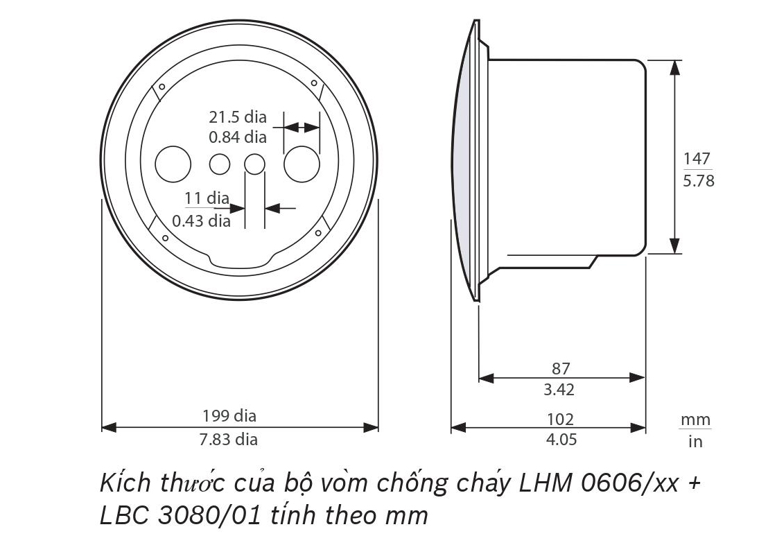 Loa âm trần Bosch LHM 0606/00