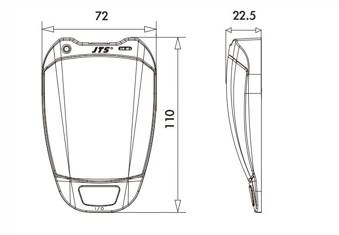 Kích thước Micro để bàn mai rùa JTS CM-601
