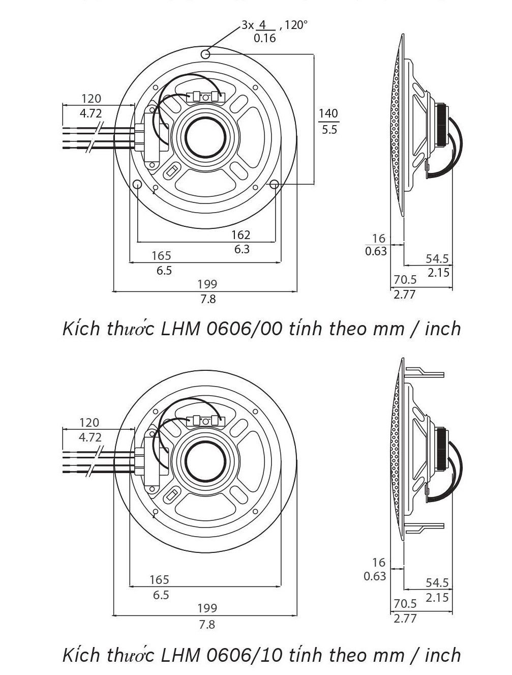 Loa âm trần Bosch LHM 0606/10