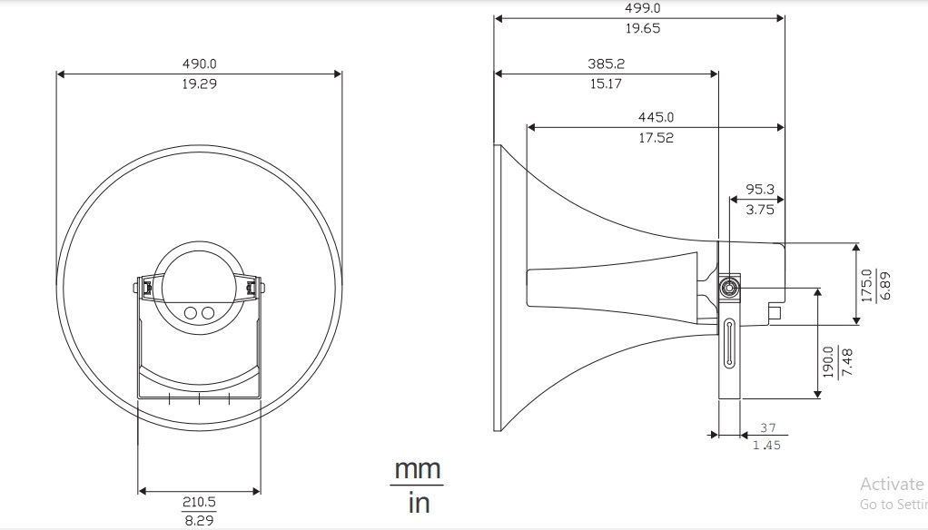 Củ loa Bosch 50W LBC 3474/00