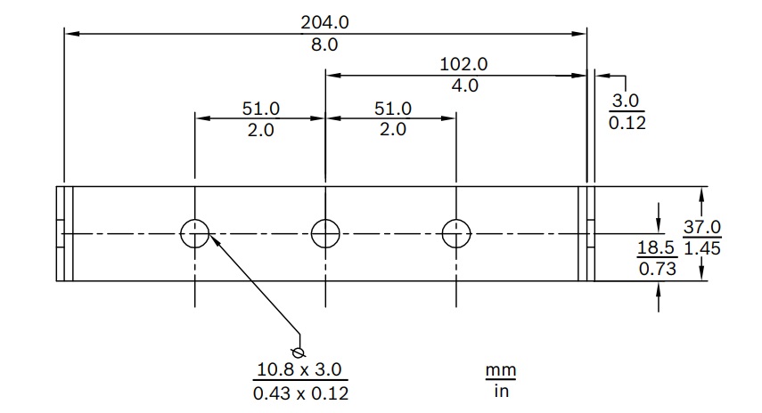 Kích thước Loa nén Bosch LBC 3482/00