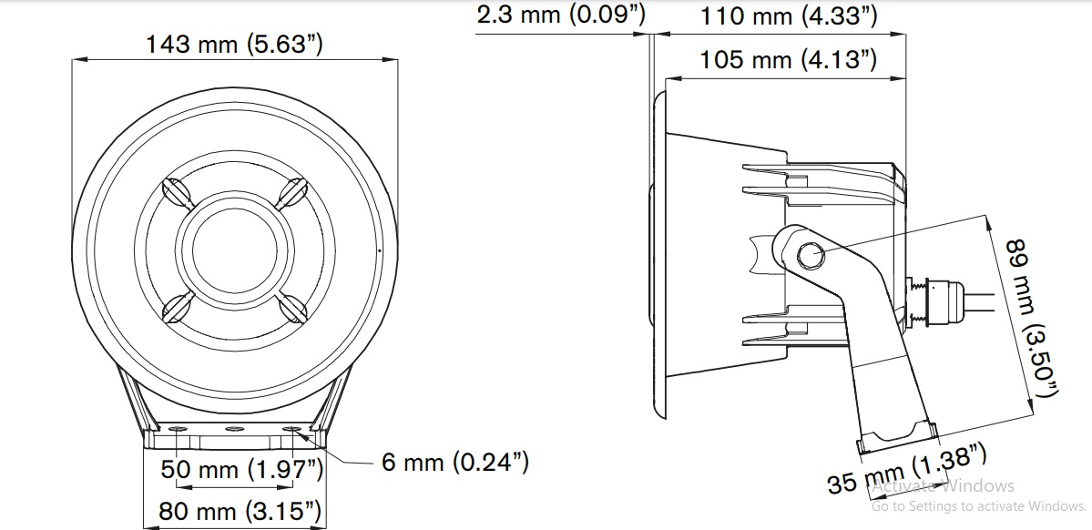 Loa nén hàng hải Bosch LH2-UC06