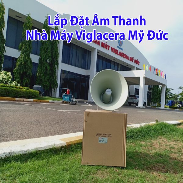 Lắp đặt hệ thống âm thanh loa cho nhà máy