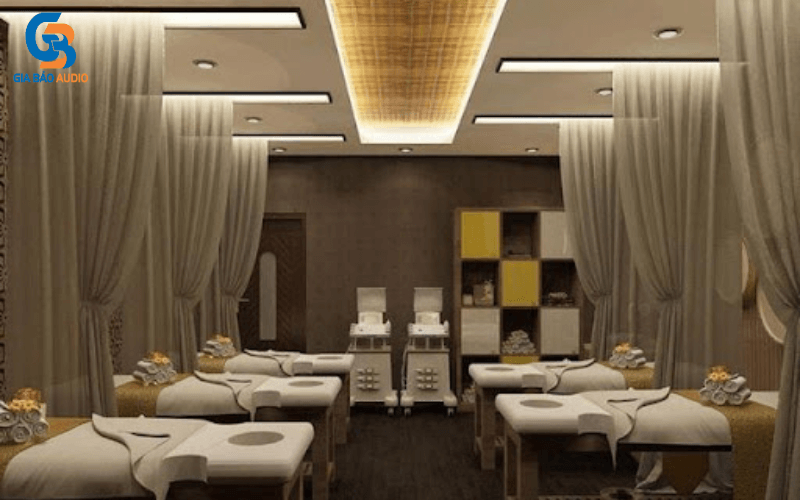 lắp đặt âm thanh cho spa