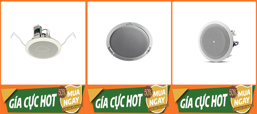 Một số mẫu loa âm trần cho siêu thị