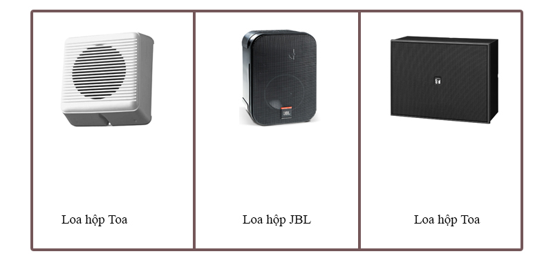 Một số mẫu loa hôp