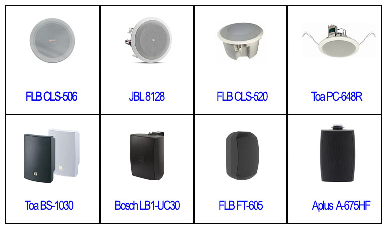 Một số dòng loa cho phòng học