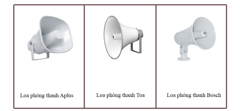 Một số mẫu loa phóng thanh cho nhà ga, bến tàu