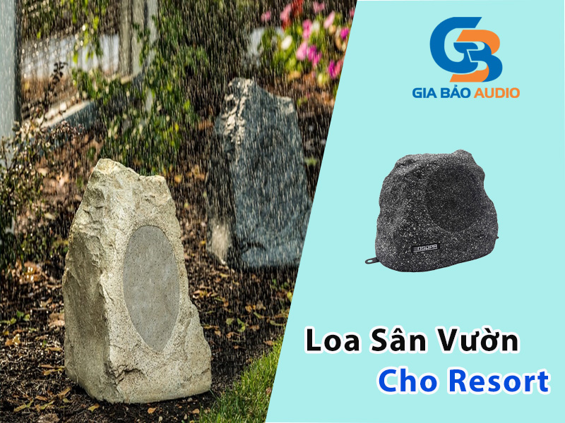 Loa sân vườn cho resort