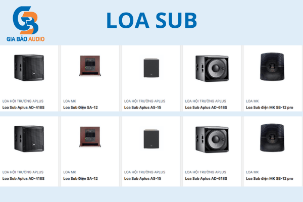 Gợi ý loa sub cho quán bar