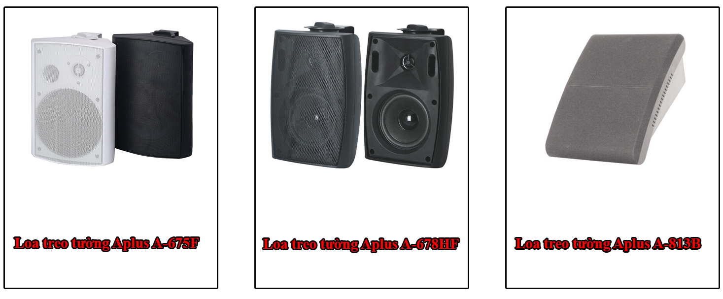 Một số mẫu loa treo tường thường dùng cho nhà xưởng