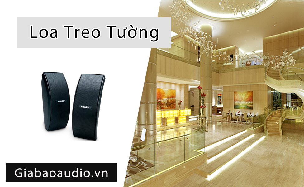 Loa treo tường cho khách sạn