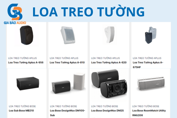 Loa tường quán bida club
