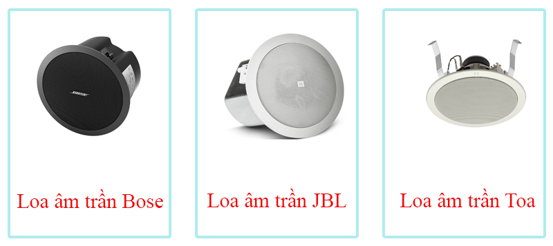 Một số mẫu loa âm trần cho siêu thị