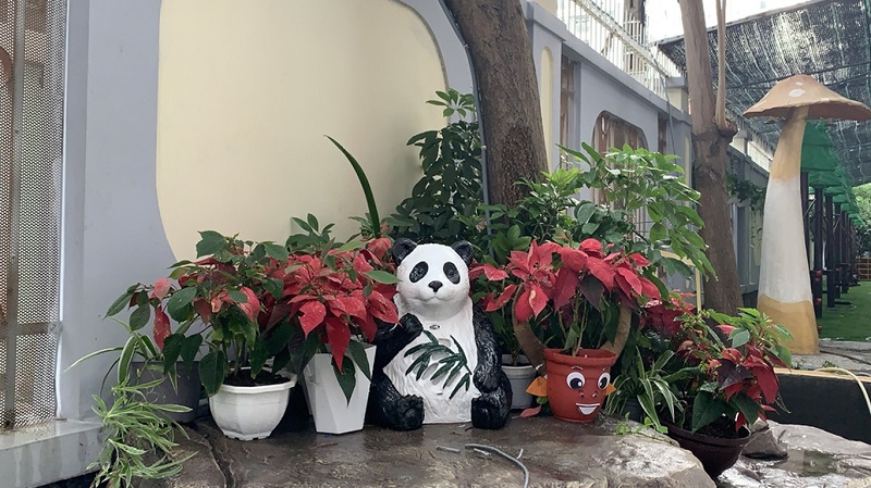 Loa sân vườn hình gấu trúc Galaxy LD-515L