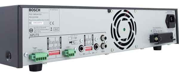 Mặt sau của Amply Mixer Bosch PLE-1ME240-EU