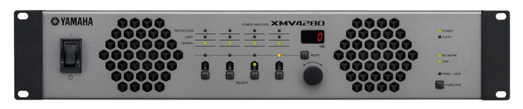 mặt trước Cục đẩy công suất Yamaha XMV4280