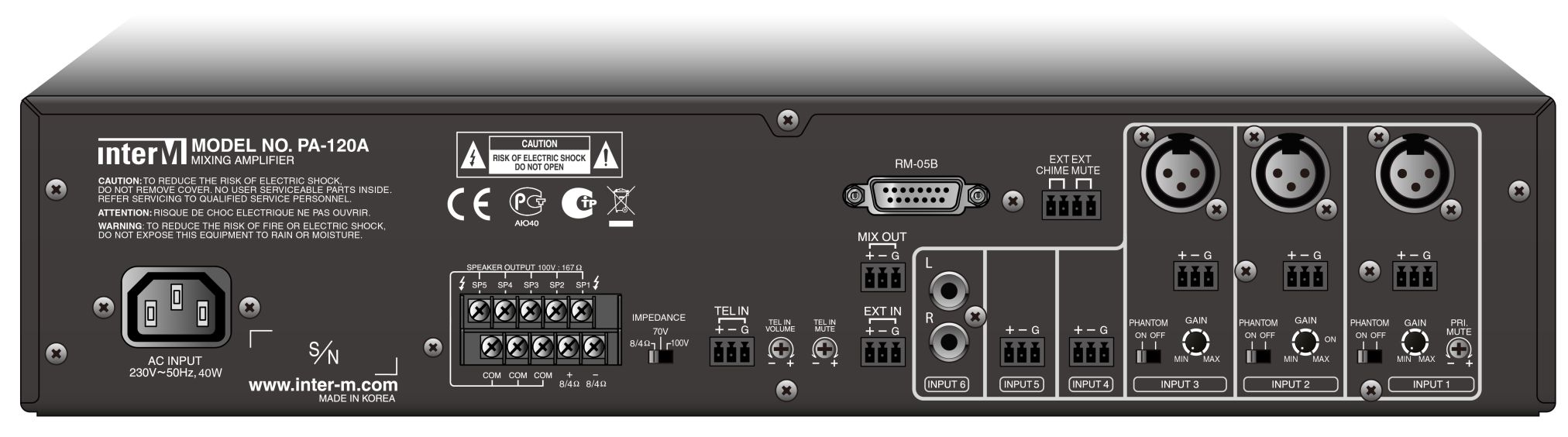 Amply Inter-M PA-120A