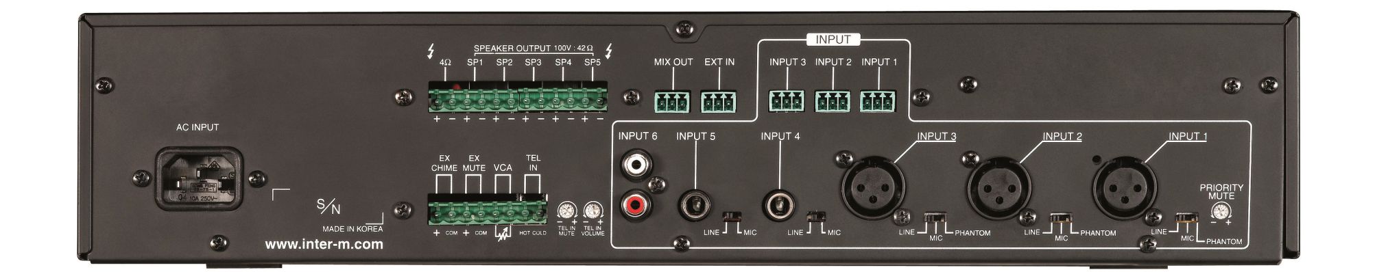 Amply Inter-M PA-480