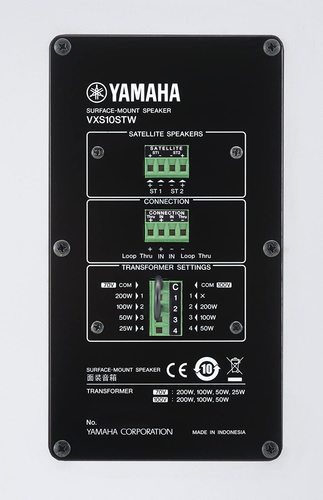 Mặt sau Loa treo tường Yamaha VXS10-STW