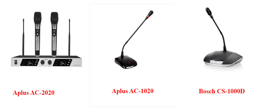 Một số mẫu micro thường dùng trong nhà xưởng