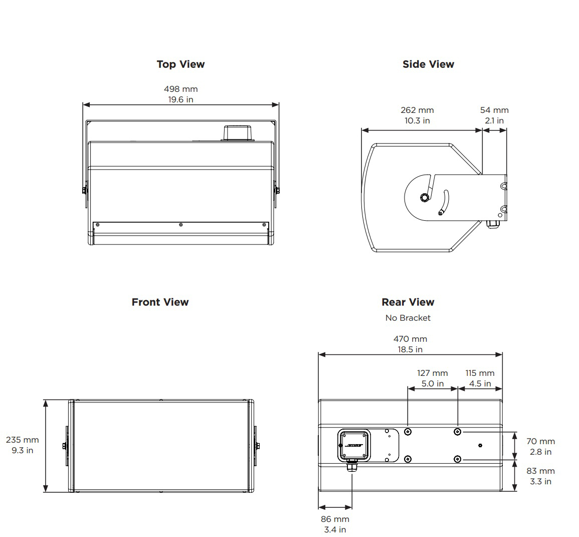 Loa Bose ArenaMatch Utility AMU108