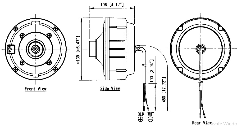 Sơ đồ kích thước Củ loa TOA TU-632