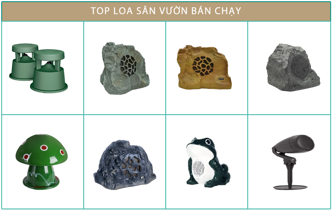 Các mẫu loa sân vườn